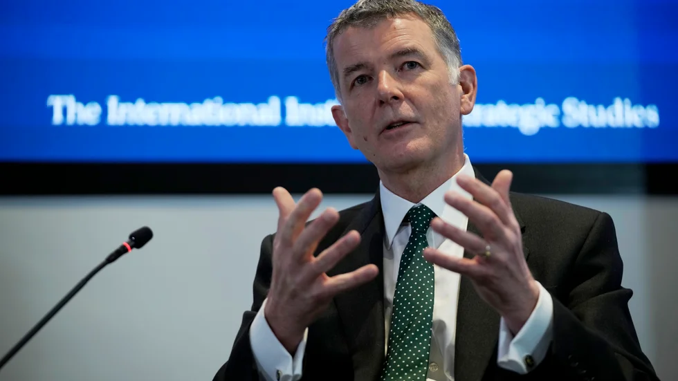 Underrättelsechefen för brittiska MI6, Richard Moore. Arkivbild.