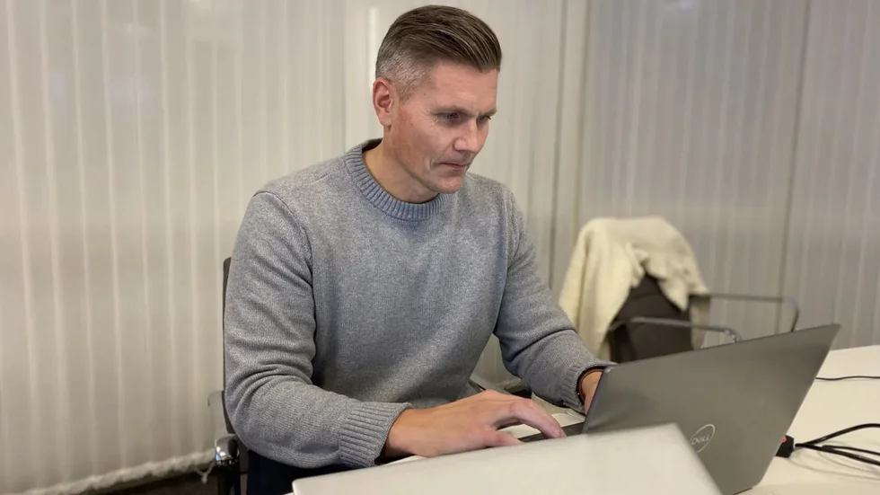 Andreas Bander, VA-chef, i färd med att besvara frågor från Eskilstuna-Kurirens läsare.