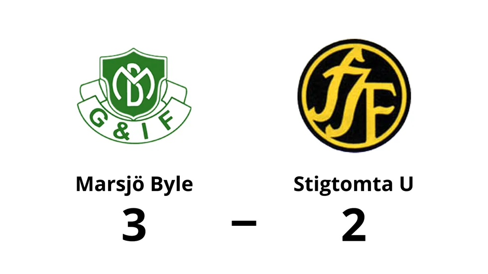 Marsjö-Byle GoIF vann mot Stigtomta IF U