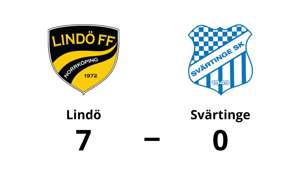 Lindö FF vann mot Svärtinge SK
