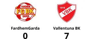 Seger för Vallentuna BK mot FardhemGarda