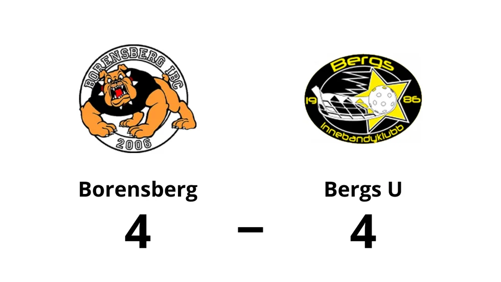 Borensberg IBC spelade lika mot Bergs U