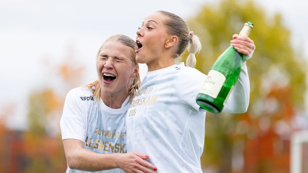 Efter åtta år i elitettan, med fem olika klubbar, kunde Kalixbördiga Moa Öhman äntligen fira allsvenskt avancemang. 