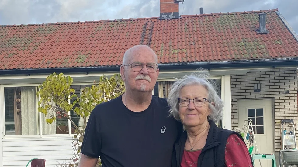 Villaägarna Roger och Viveka Alm hoppas på åtgärder som gör att de boende på Vetevägen slipper drabbas fler gånger. 