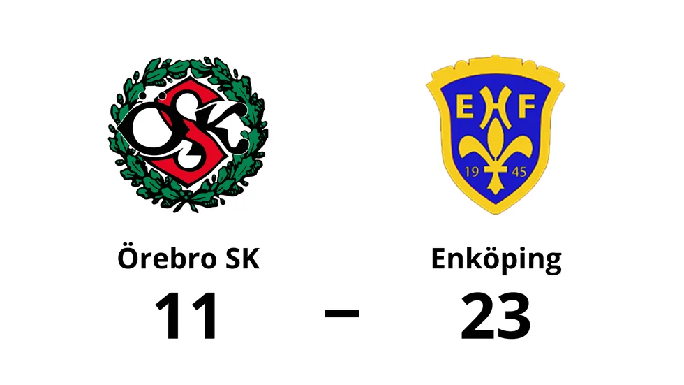 Örebro SK förlorade mot Enköpings HS