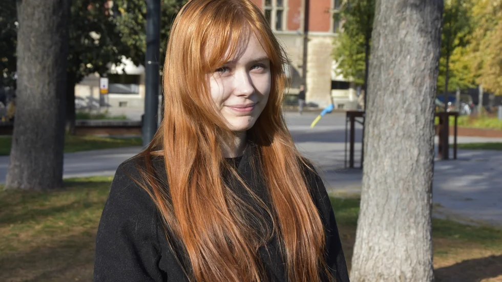 Emilia Undebjörk, 16, från Luleå tävlar i SM för sommarföretagare