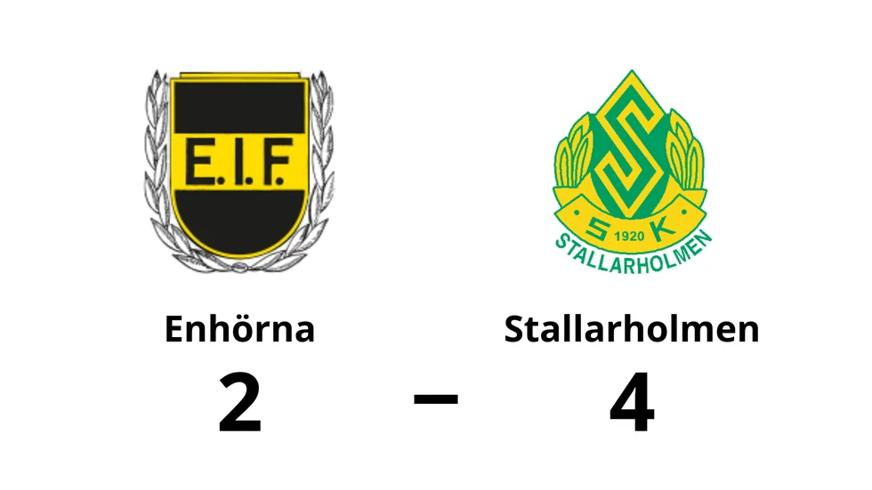 Enhörna IF förlorade mot Stallarholmens SK