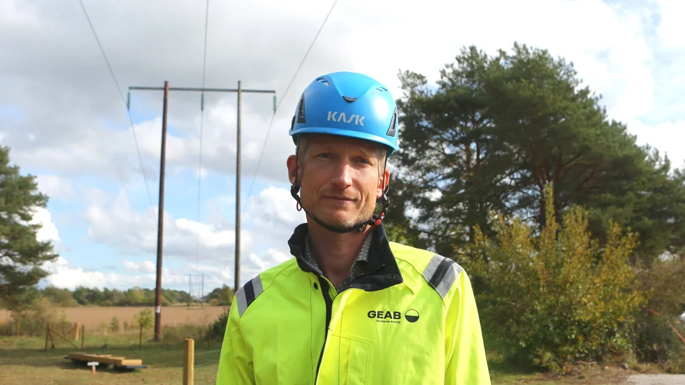 Kalle Blomberg, vd Gotlands elnät, Geab.