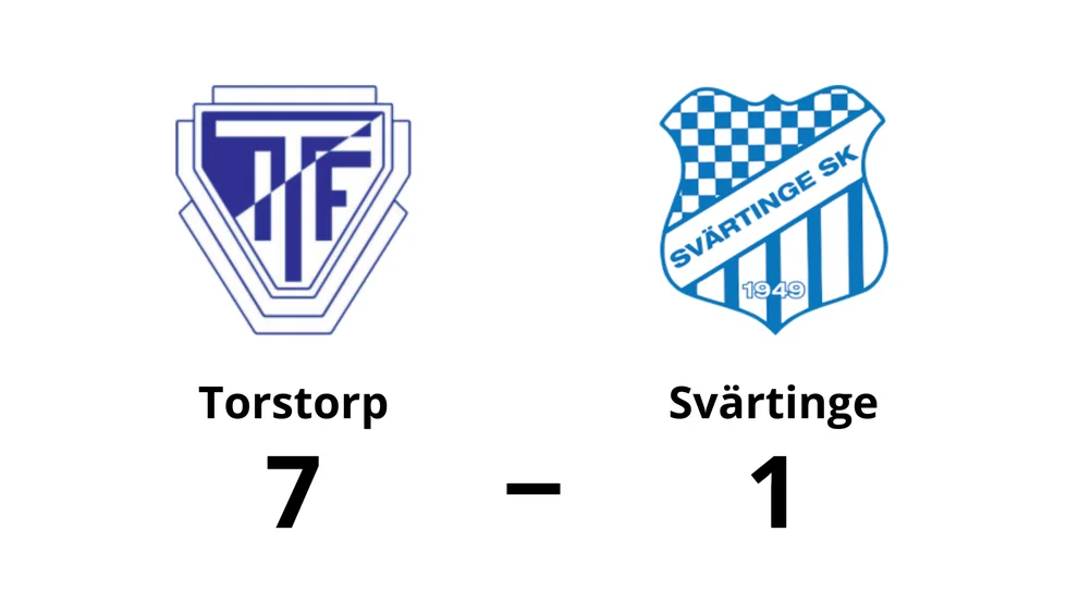 Torstorps IF vann mot Svärtinge SK