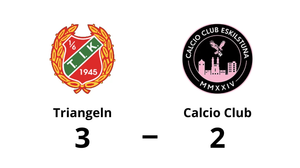 Triangelns IK vann mot Calcio Club Eskilstuna