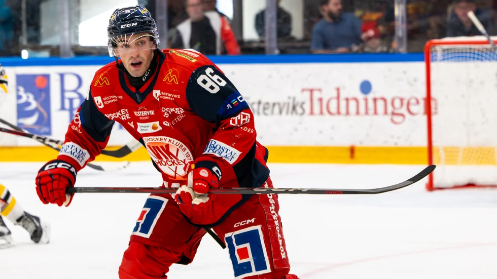Erik Olhans-Lind och hans lagkamrater i Västerviks IK tar på fredagen emot Mörrum.