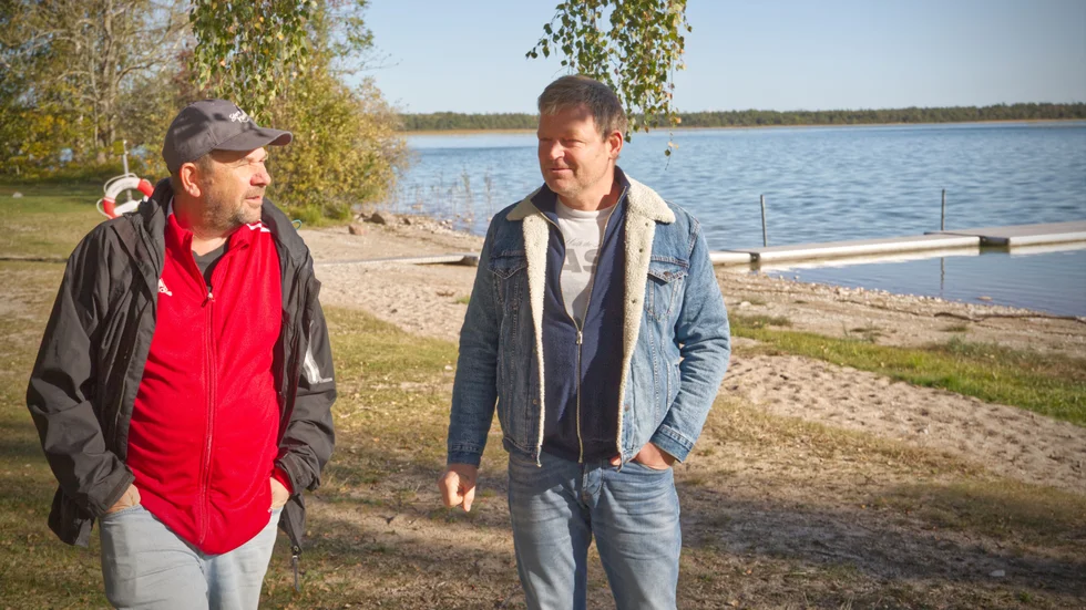 Johan Arvidsson och Christian Strängborn på regionens parkenhet menar att det är viktigt för Gotland att alla bad- och besöksplatser är inbjudande.