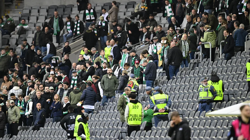 Derbyt mellan Hammarby och Djurgården i slutet av oktober fick avbrytas.
