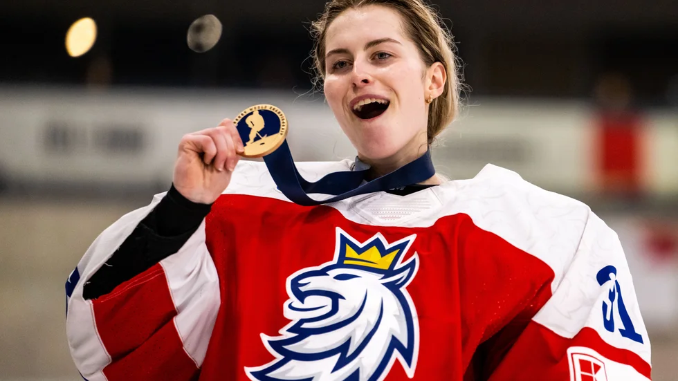 Blanka Skodova, som vann VM-brons 2023, är klar för Skellefteå AIK. 