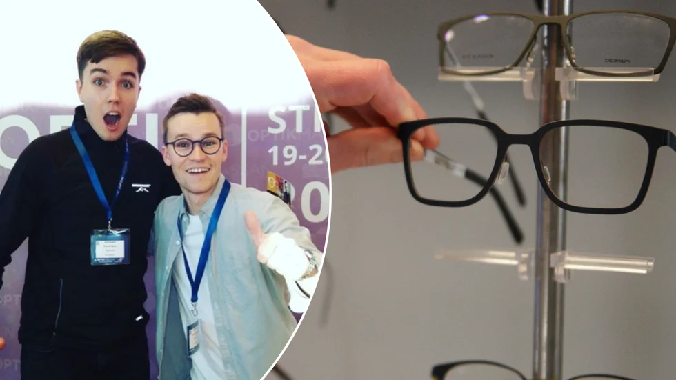 Daniel Niemi och Christian Ekhorn är två unga entreprenörer med ambitioner att förändra optikerbranschen.