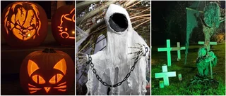 Skrämmande vandring bland monster och mördare