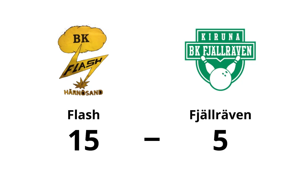BK Flash vann mot BK Fjällräven