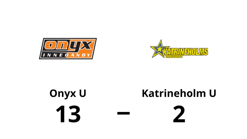 Onyx U vann mot Katrineholm U