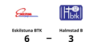 Eskilstuna BTK vann toppmötet med Halmstad B