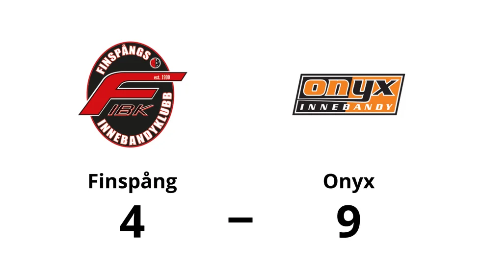 Finspång förlorade mot Onyx IBS