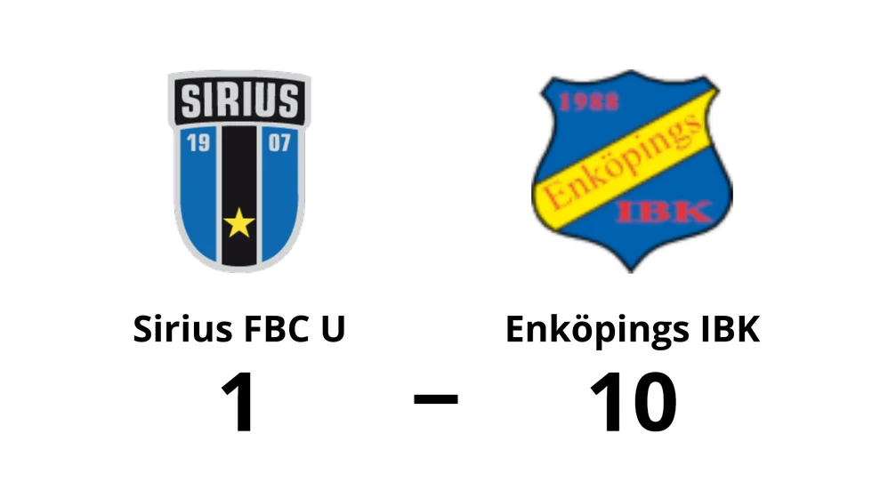 IK Sirius FBC U förlorade mot Enköpings IBK