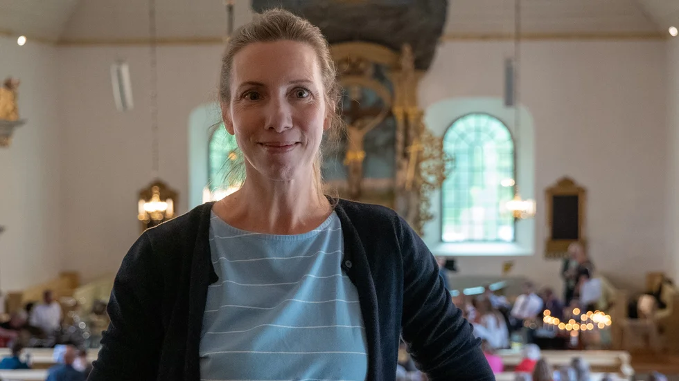 Annelie Lockneman är kantor och ställde givetvis upp med att komma på låtar till quizet när frågan kom. Arkivbild. 