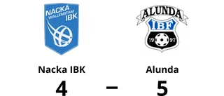 Skön seger för Alunda mot Nacka IBK efter förlängningsdramatik