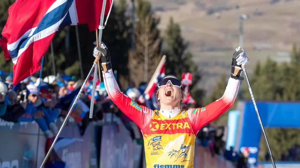Therese Johaug har vunnit Tour de Ski tre gånger tidigare. Arkivbild.