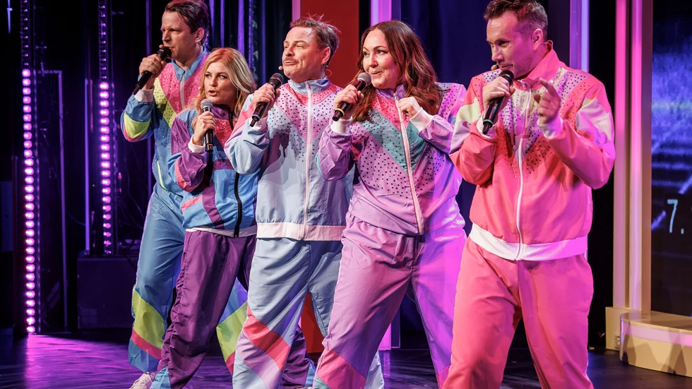 Måns Nathanaelson, Pernilla Wahlgren, Kim Sulocki, Hanna Hedlund och Ola Forssmed var tillbaka i Luleå och drog fullt hus som vanligt.