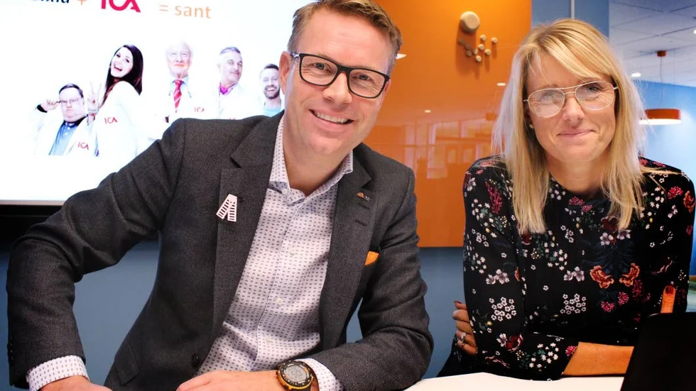 Pär Kaller, vd och Jenny Johnson, chef för strategiska samarbeten på Bixia.
