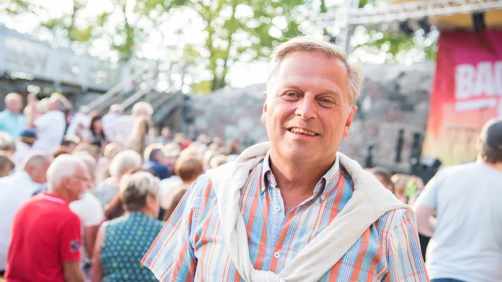Ont i magen. Bertil Andersson från Loftahammar hoppas på att få skratta lika mycket som förra året då han var och såg Sunny standup.