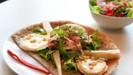 Creperie Limone. Galette. Chevre.