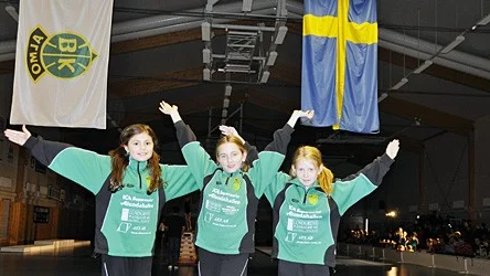 Isabel Robertsson, Elisabet Jansson och Wilma Meläng.