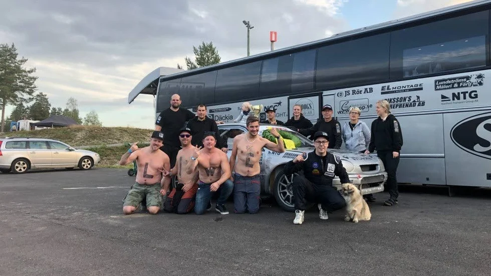 Linus Westman, Piteå MS, vann SM-guld i rallycross. "Det känns fantastiskt. Helt jävla magiskt", säger han.