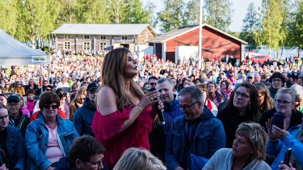 Carola tog publiken med storm.