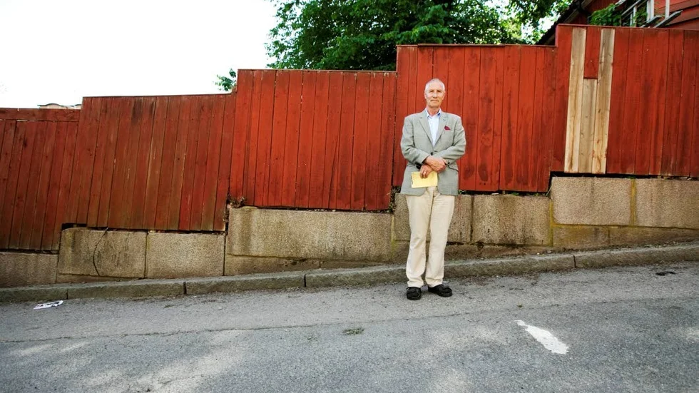 I dag. Carl-Gustaf Thornström, runt hörnet från Övre Slottsgatan 19. Jodå, husen står fortfarande kvar.