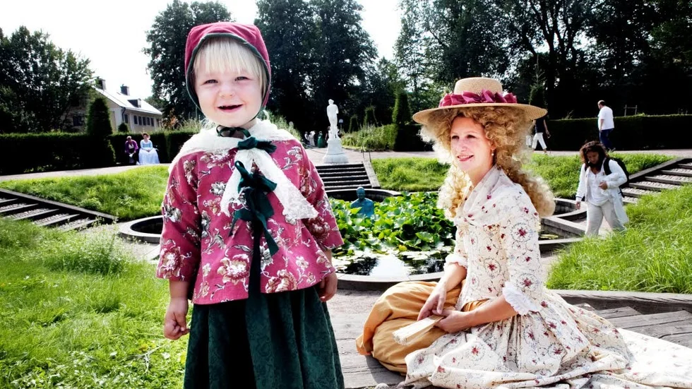 1700-talskalas. Från ett tidigare i Linneträdgården.