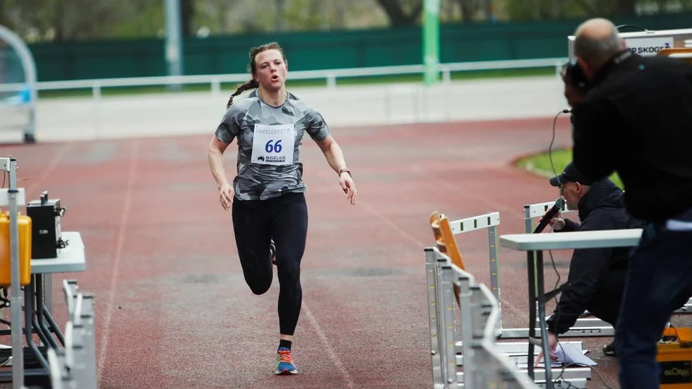 Segrare. Johanna Sjöberg vann för tredje gången och tyckte att den nya sträckan var bra. Hon gick i mål på tiden 41:33.