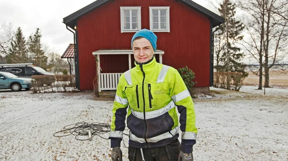 Klar snart. Till sommaren är lärlingstiden över för Fredrik Andersson.