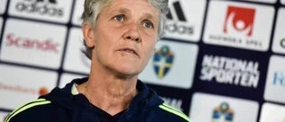 Sundhage drog fullt hus i Uppsala