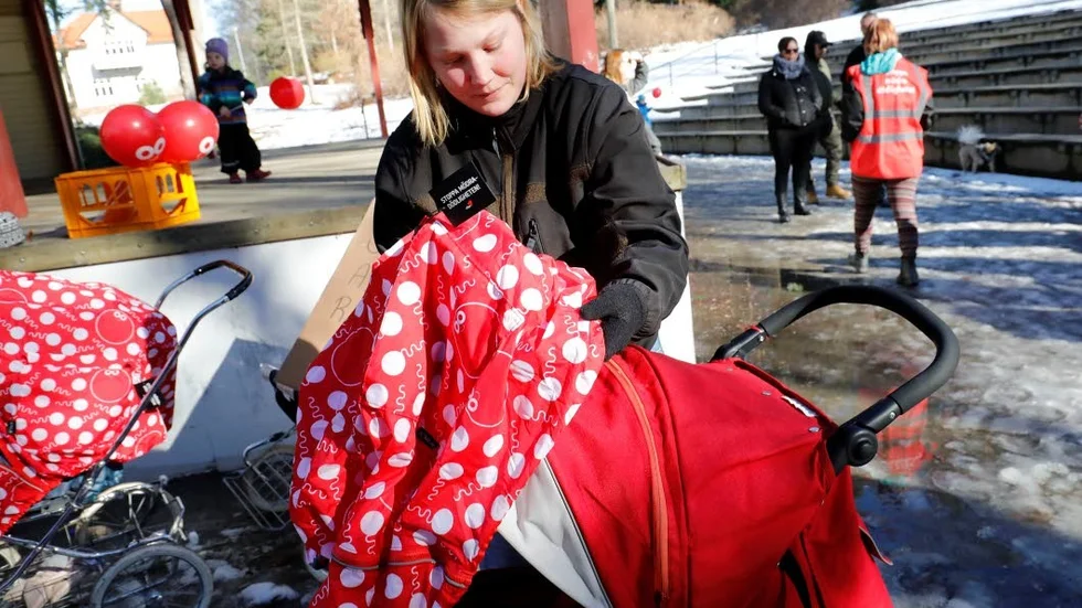 Engagerad. "Ett jättebra initiativ, man blir engagerad i frågan när man själv är i den situationen" säger Sanna Millberg som väntar sitt andra barn om någon månad.