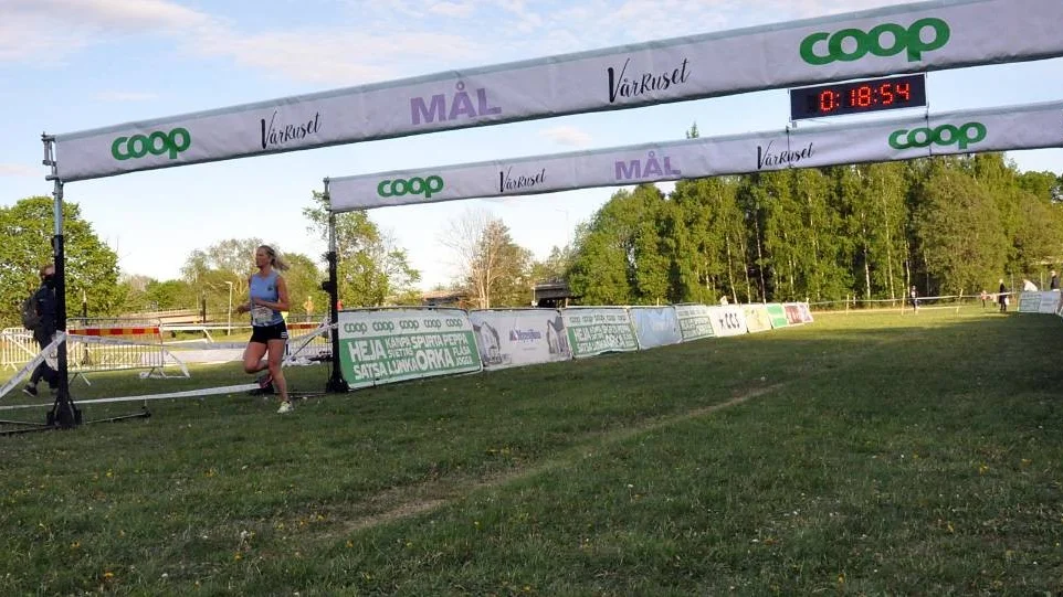 Moa Enmark från Gefle IF segrade med tiden 18:54.