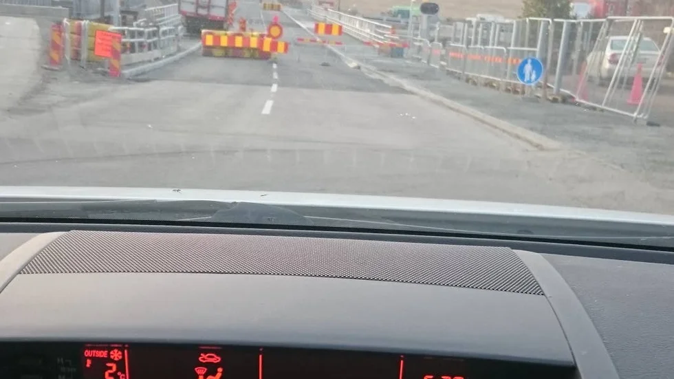 Bron på torsdagsmorgonen.