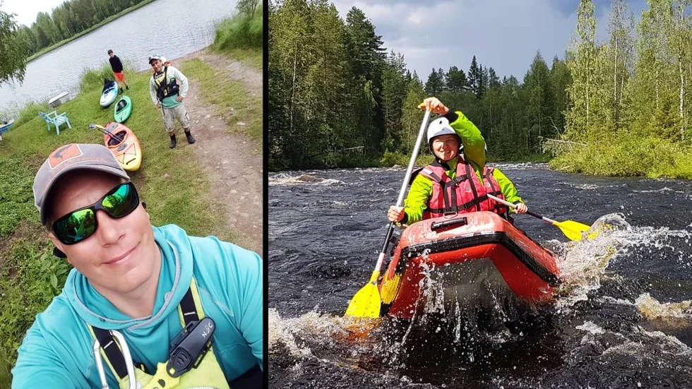 Säljer äventyr. Love Rydbäck på Creactive Adventure har jobbat med äventyrsturism sedan 16 år tillbaka.