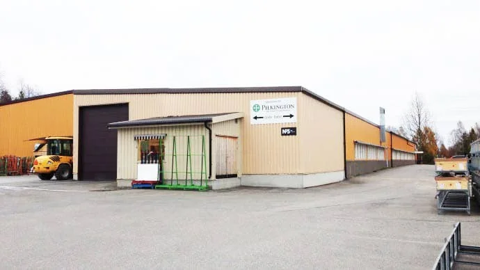 Pilkingtons fabrik i Piteå.