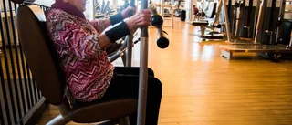 Nickan firar 99-årsdagen på gymmet