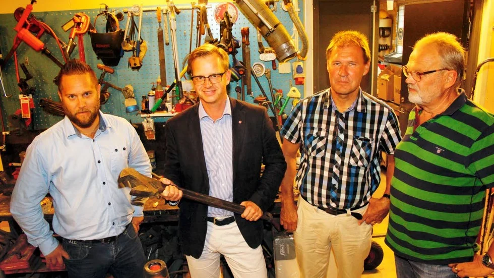 Magnus Högberg, Mikael Damberg, Bengt-Olov Eriksson och Östen Edén.
