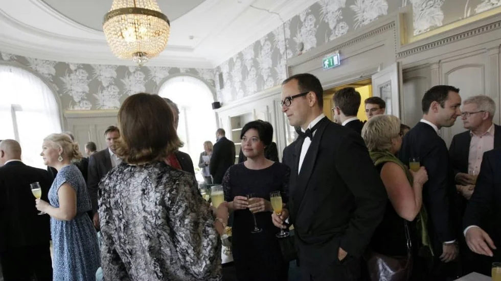Mingel på Årets företagargala i Uppsala 2014.