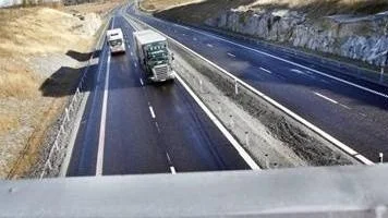 Invigning av nya E 18 delen, Enköping-Västerås.