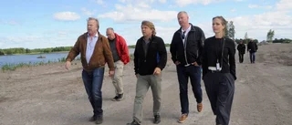Politikerna synade Karlholms strand